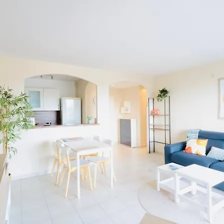 L'escale Azur - 2 Prs - Vue Et Cap D'antibes Appartement